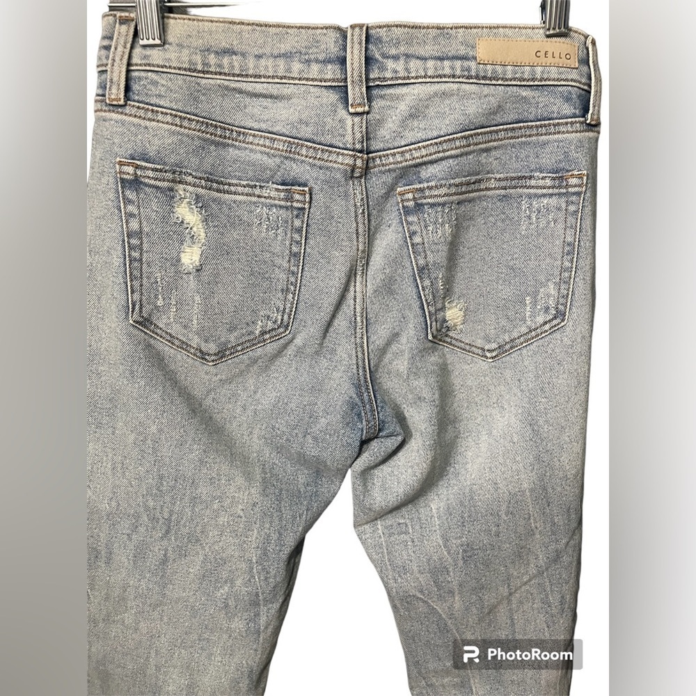 Cello Jeans | Cello Jeans Mid Rise Destroyed Slim, Size 3 - Picture 6 of 9